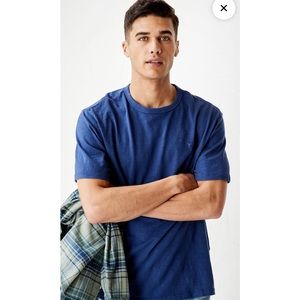 👕 American Eagle Super Soft tee, blue, size M-tall